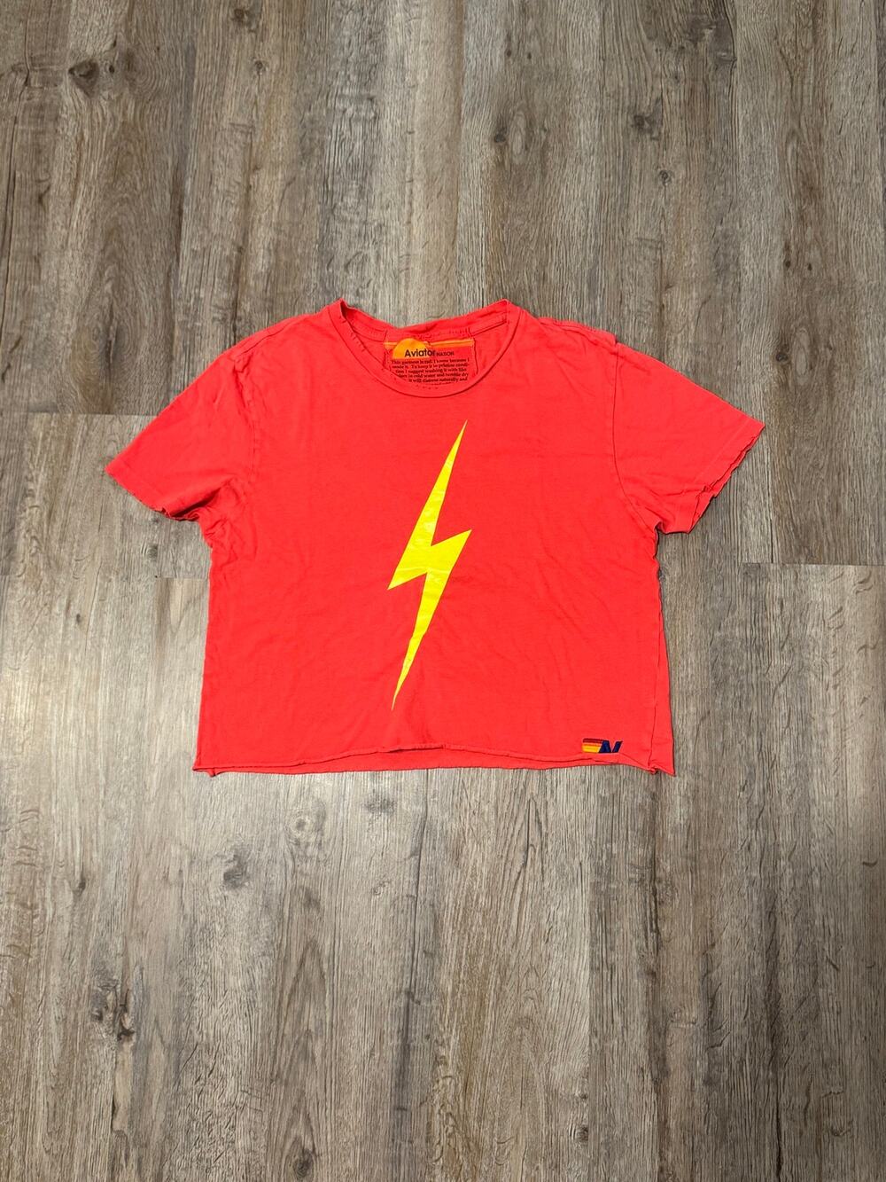 Aviator Nation Women’s Red T-Shirt Size Small